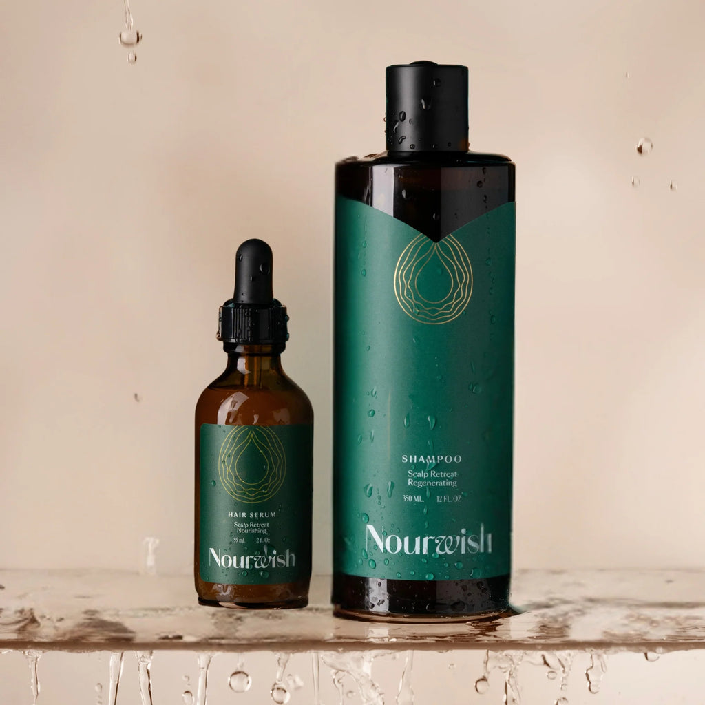 Nourwish Scalp Retreat Shampoo + Serum Duo