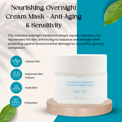 Nourishing Overnight Cream Mask - Anti-Aging & Sensitivity